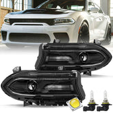 VehicleAid Headlights For 2015-2022 Dodge Charger